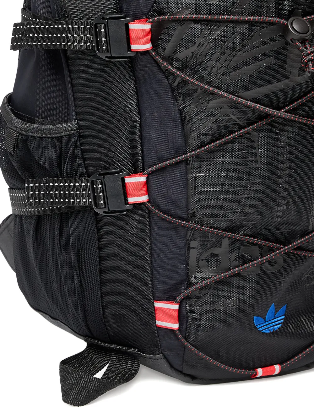 Adidas Originals X 100 Thieves Logo-print Backpack In Black