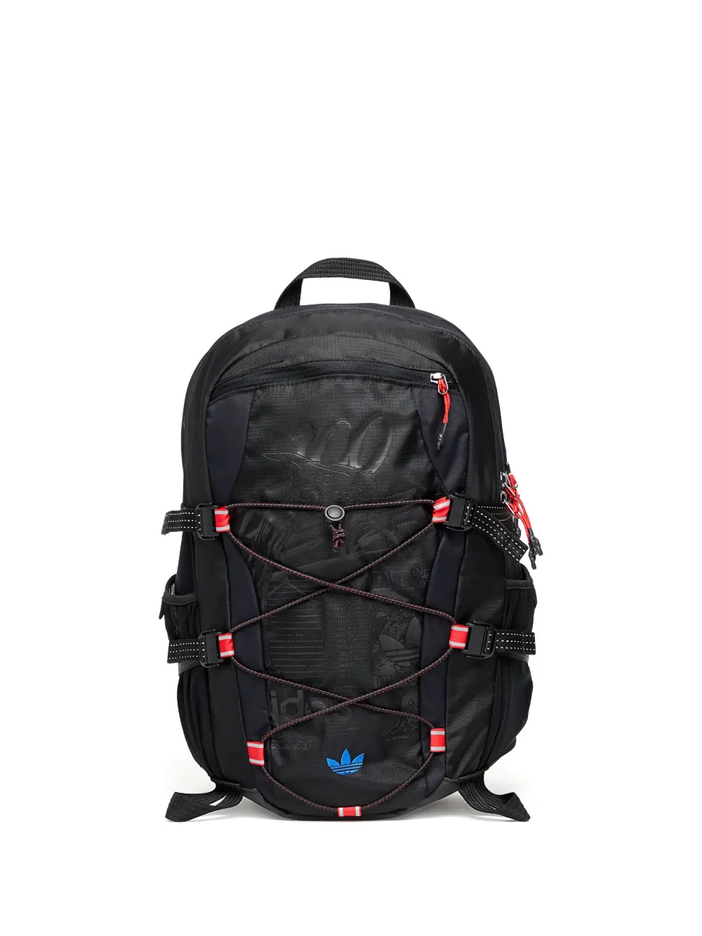 Adidas Originals X 100 Thieves Logo-print Backpack In Black