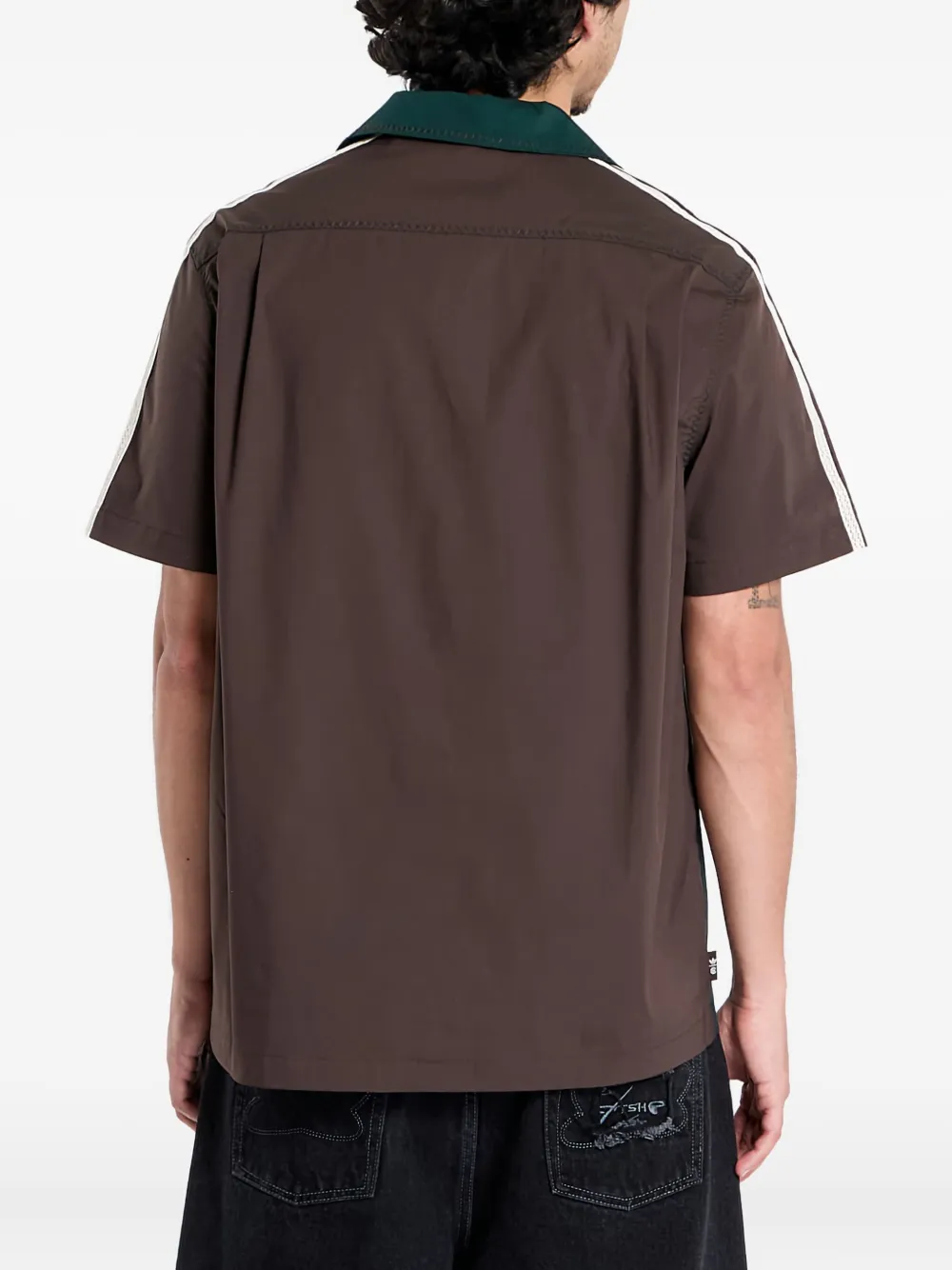 adidas x Clot by Edison Chen bowling shirt Groen