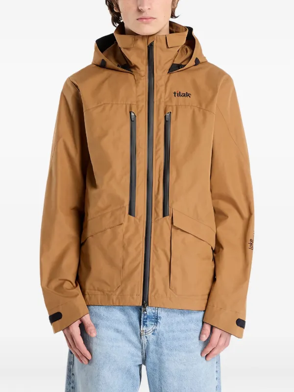 Tilak Loke Jacket | Brown | FARFETCH GE