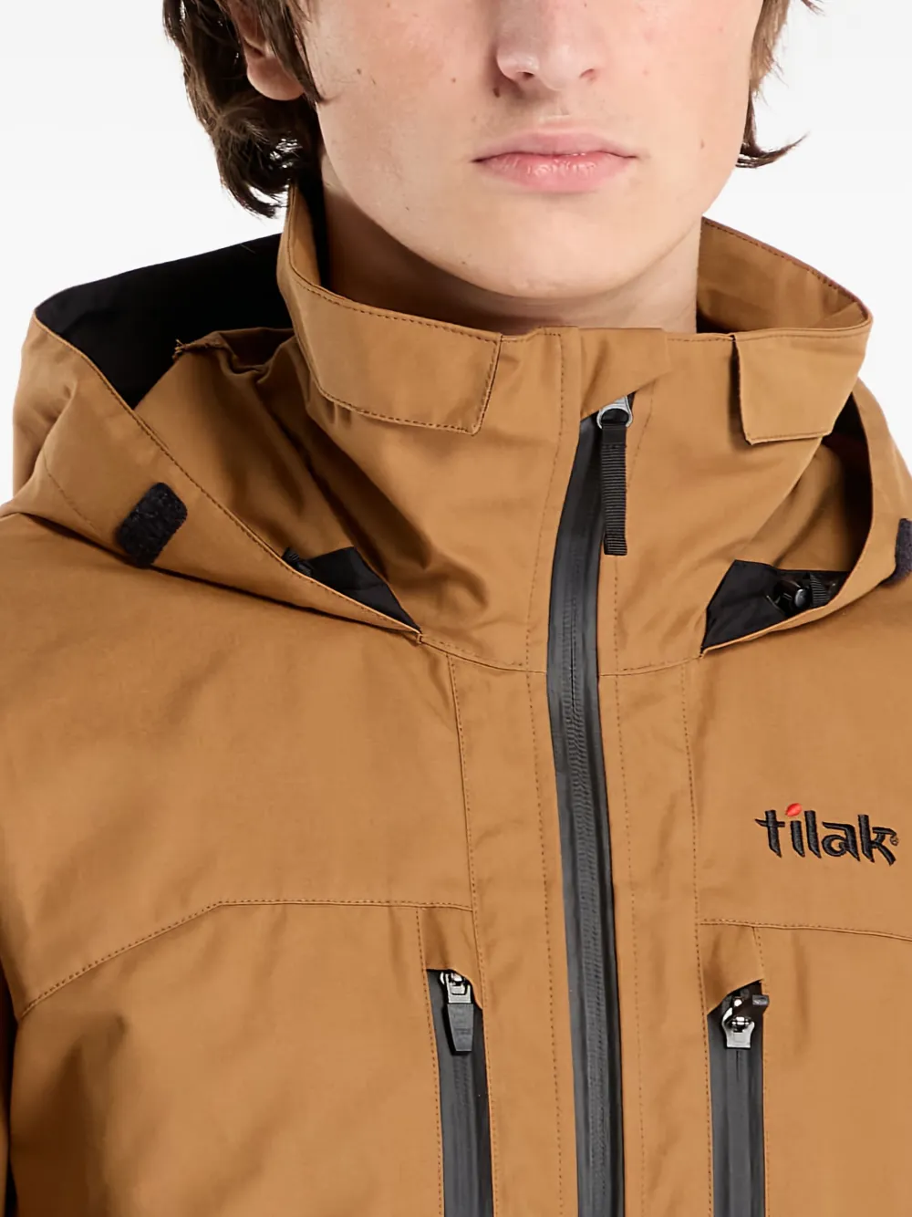 Tilak Loke Jacket In Brown