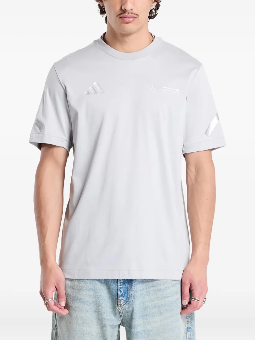 adidas playera AMG Petronas Formula One Team en colaboración con Mercedes | gris | Image 1