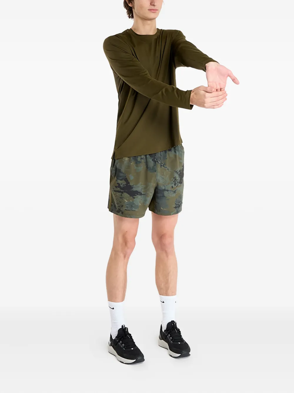 Under Armour long-sleeve T-Shirt - Groen