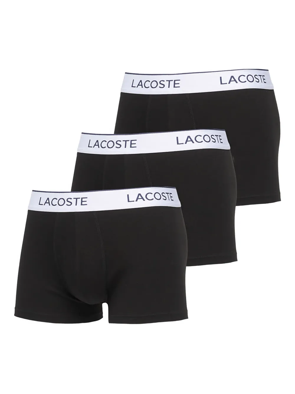 Lacoste logo-waistband boxers (pack of three) - Nero