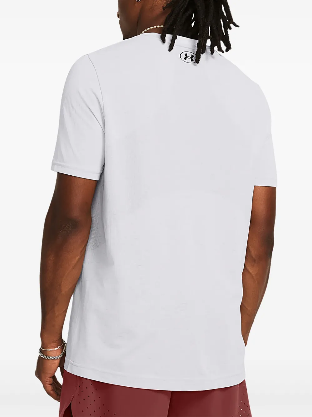 Under Armour Ua Vanish Seamless T-shirt In White