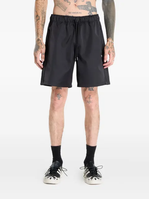 adidas satin-finish shorts