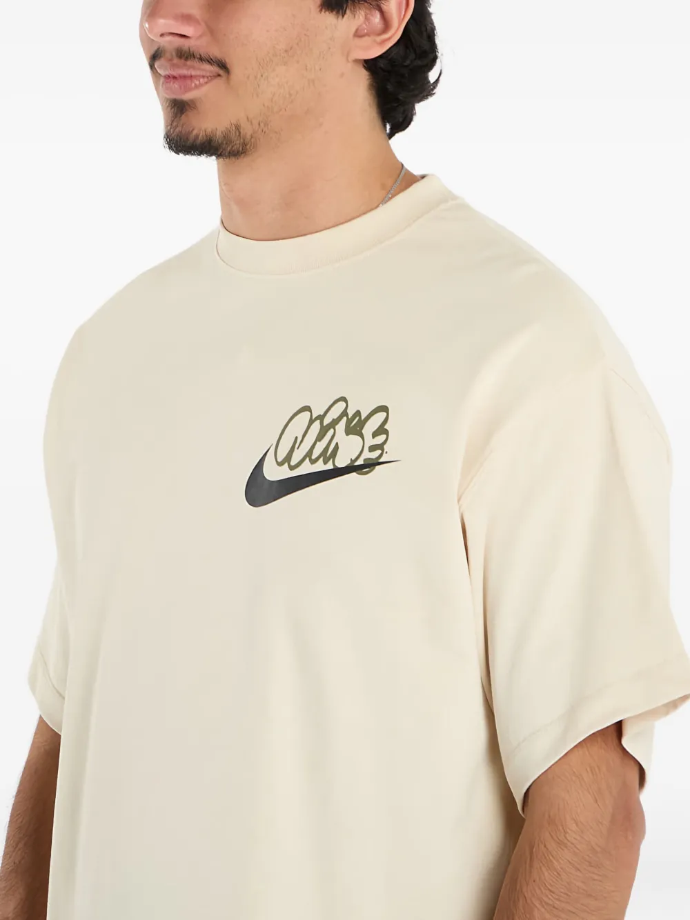 Nike Solo Swoosh T-shirt Beige
