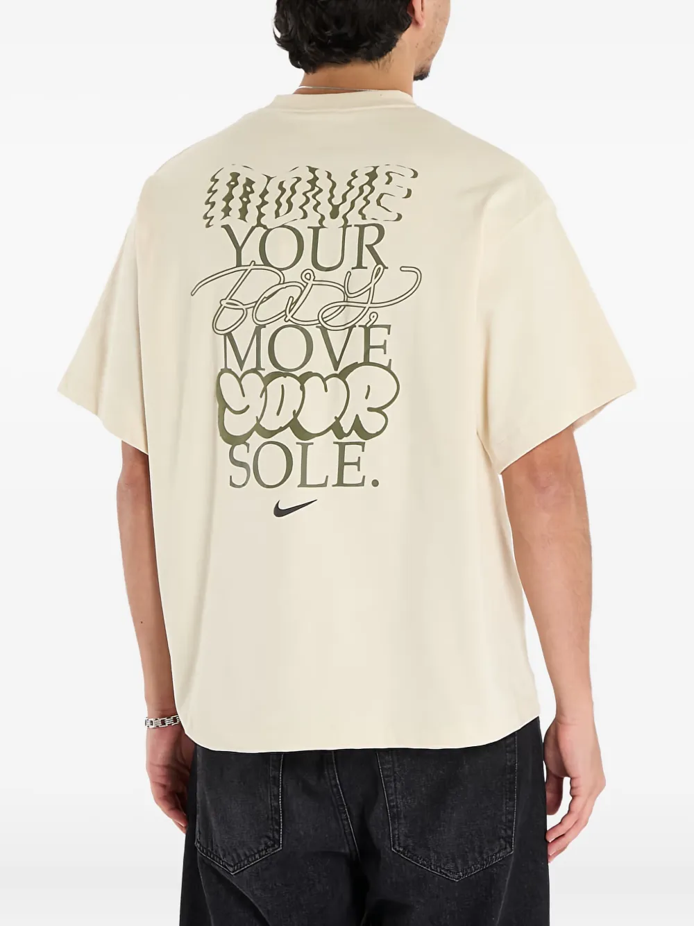 Nike Solo Swoosh T-shirt Beige