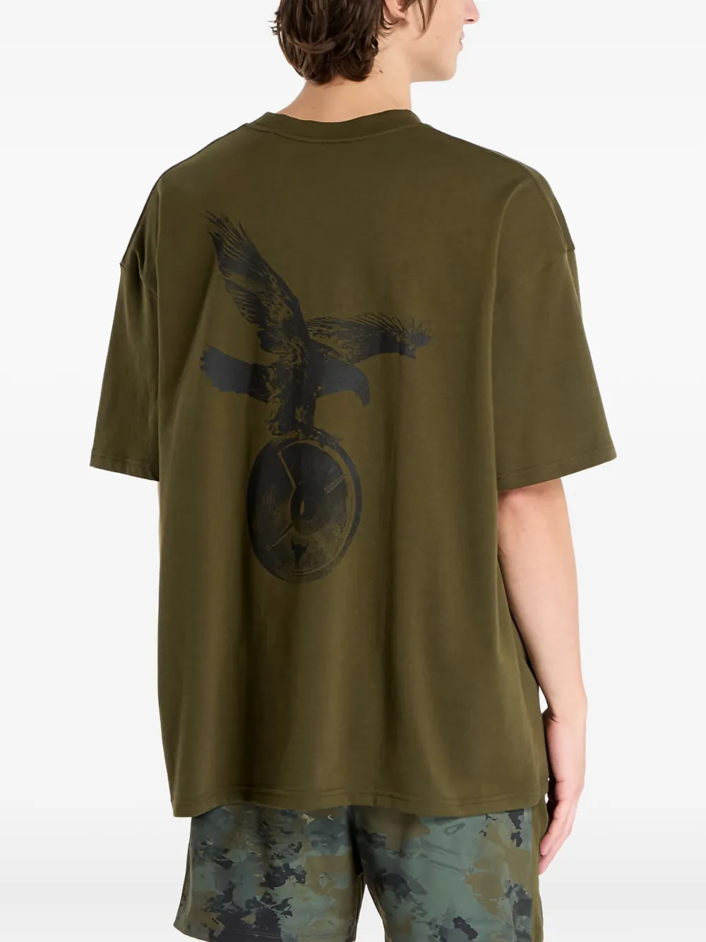 Under Armour Graphic-print Short-sleeve T-shirt In Green