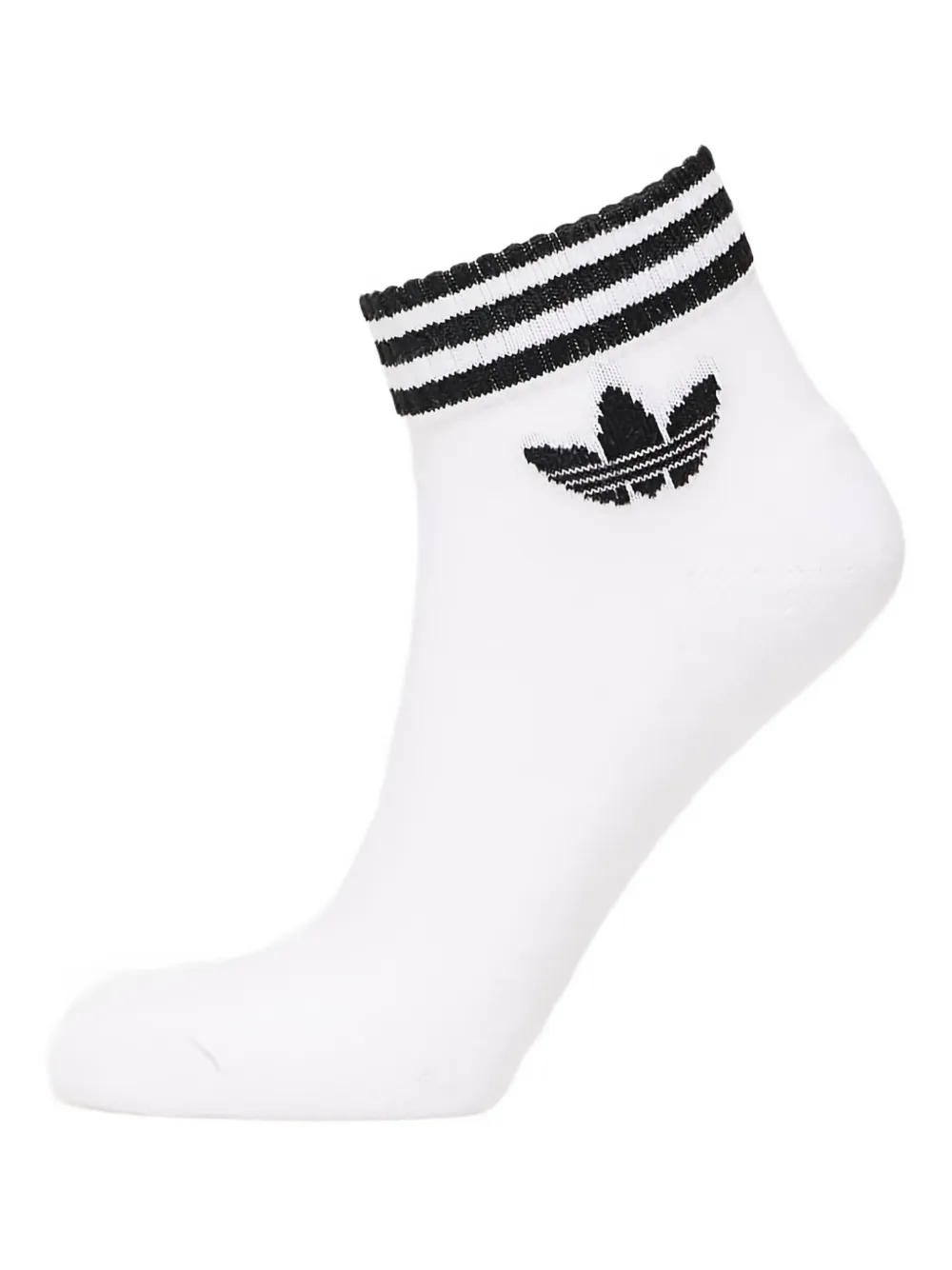 Adidas Originals 3-stripes Ankle Socks In White