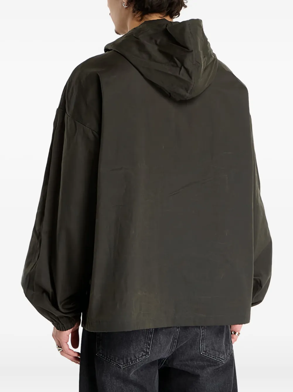 Umbro Slam Jam Waxed Hoodie In Green