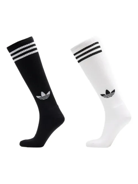 adidas three-stripes knee socks (pack of two)