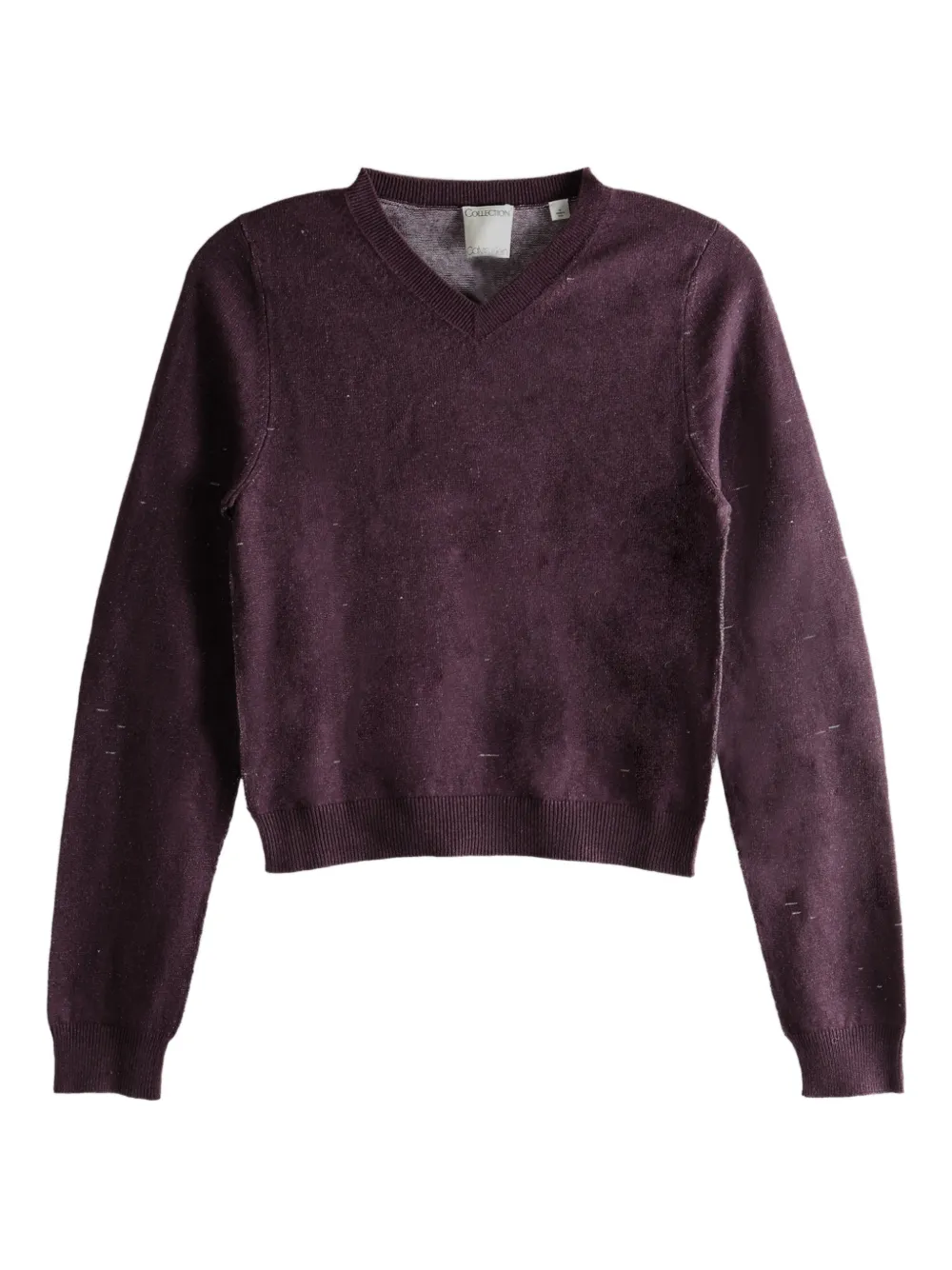 Calvin Klein V-neck sweater | Purple | Image 1