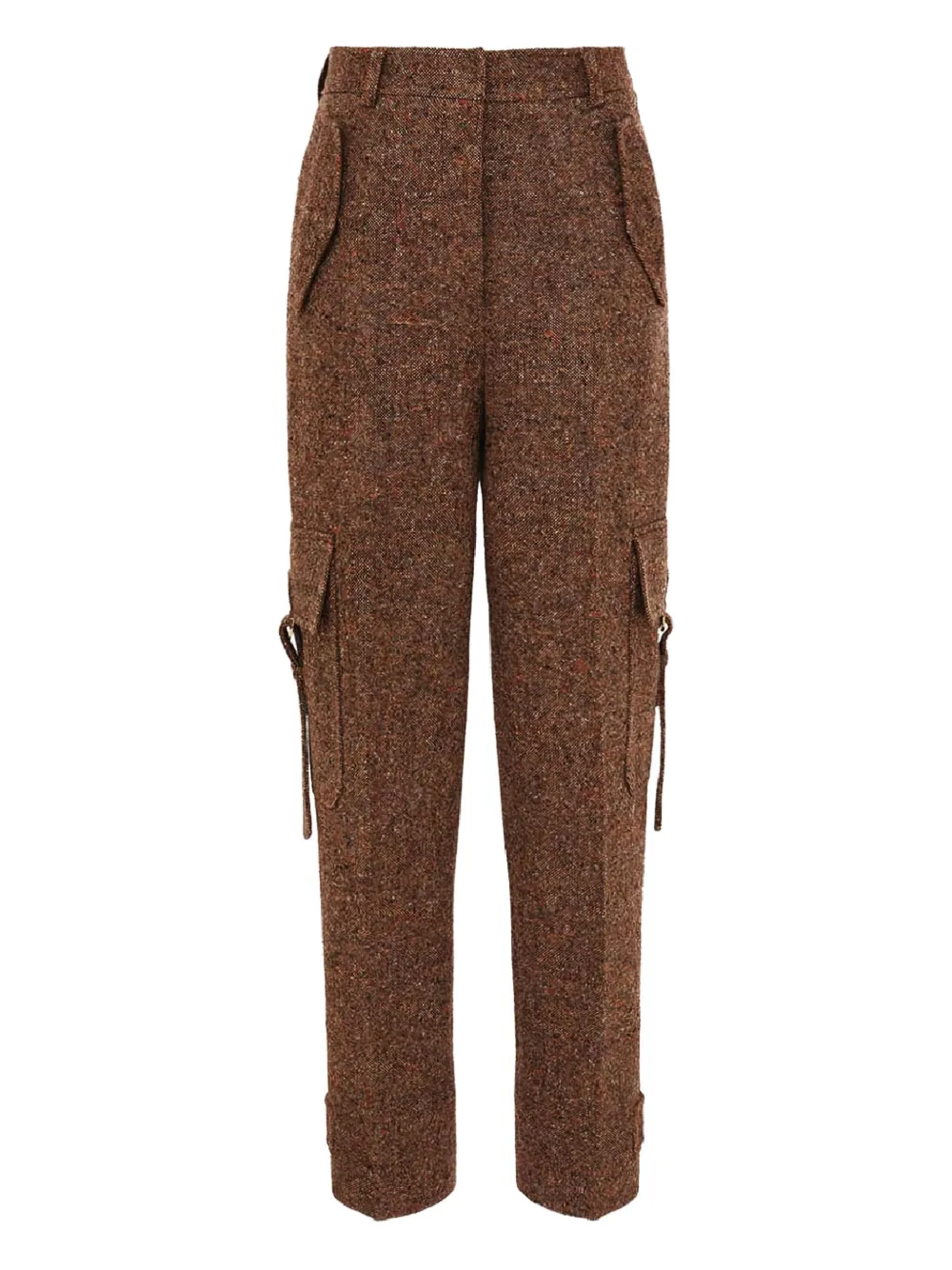 ZIMMERMANN Pantaloni Illustration in tweed - Marrone