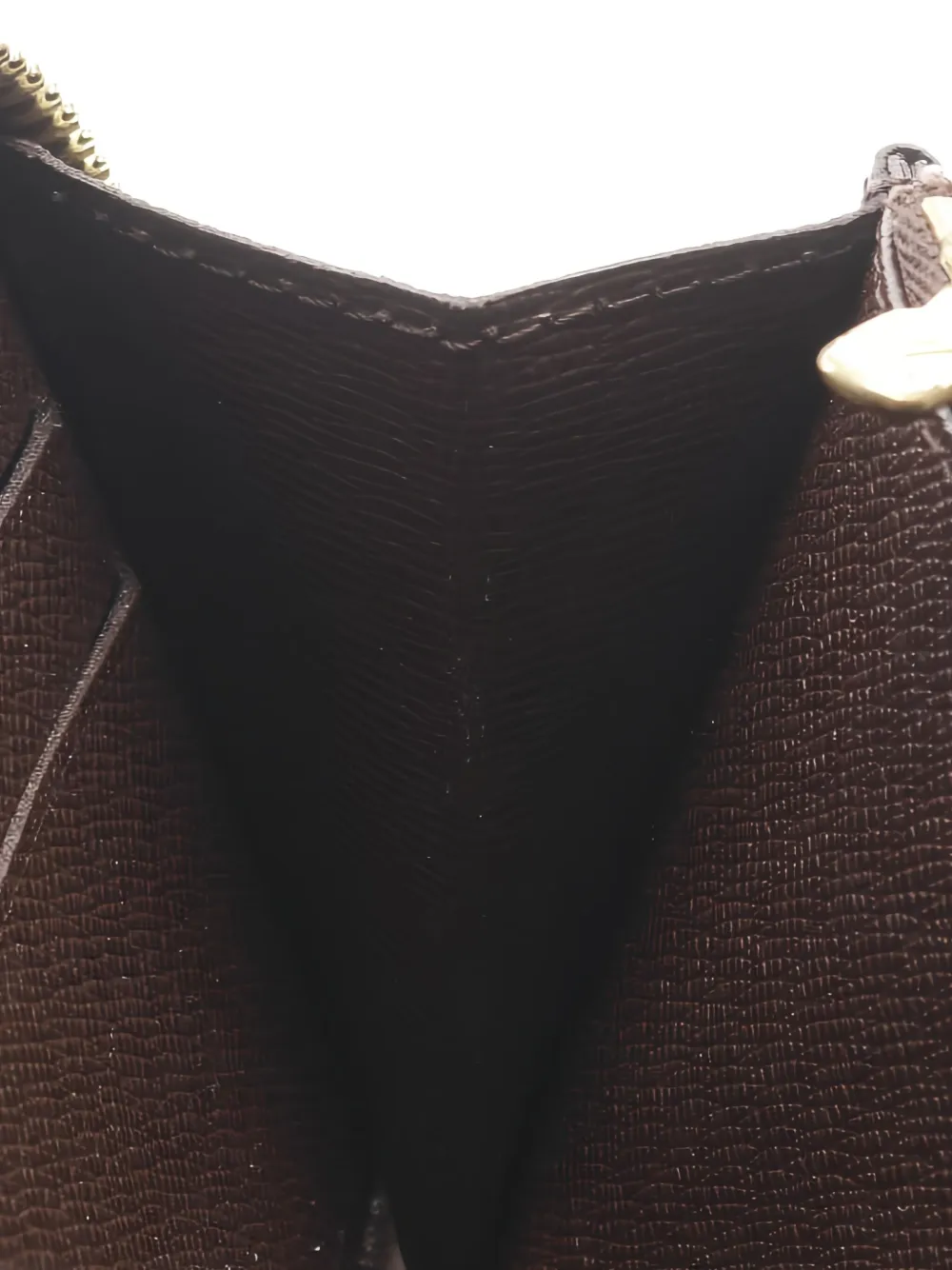 LOUIS VUITTON Pre-owned 2008 Damier Ebene Zippy Wallet In Brown