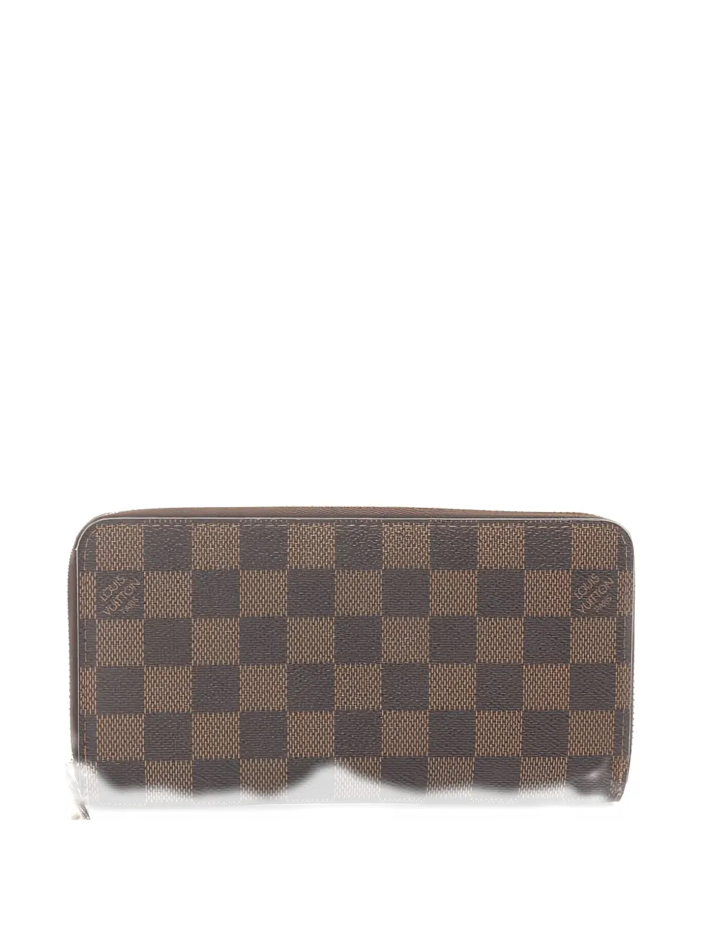 Louis Vuitton Pre-Owned 2008 Damier Ebene zippy wallet - ブラウン Louis Vuitton Pre-Owned 2008 Damier Ebene zippy wallet - ブラウン