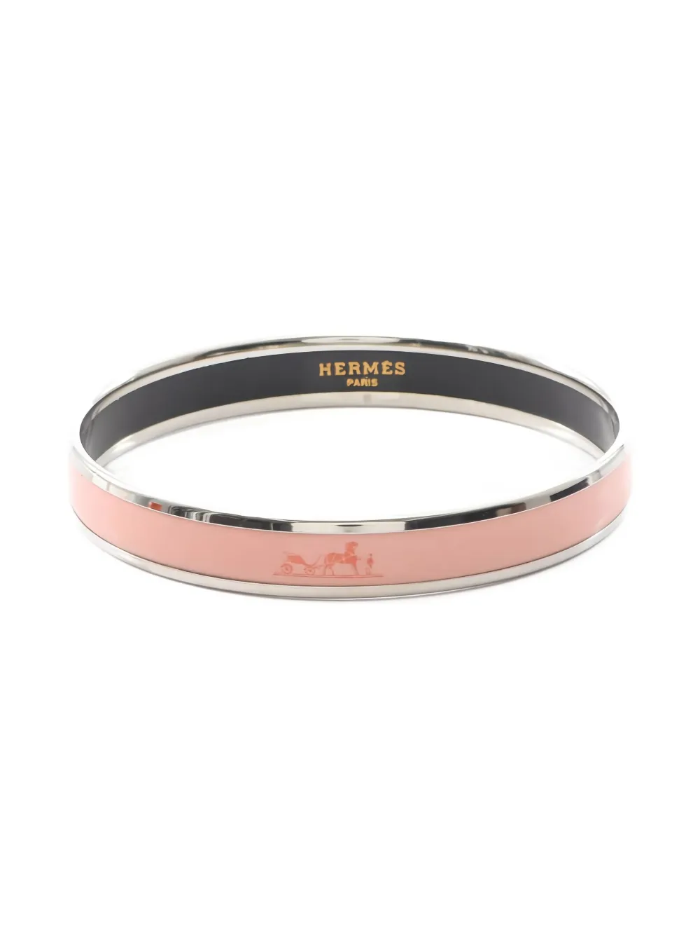 Hermès Pre-Owned 2010s Calèche PM bangle - シルバートーン
