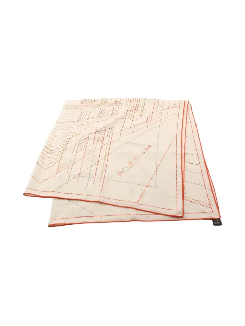 Hermès Pre-Owned mascada Piqué Sellier 2000