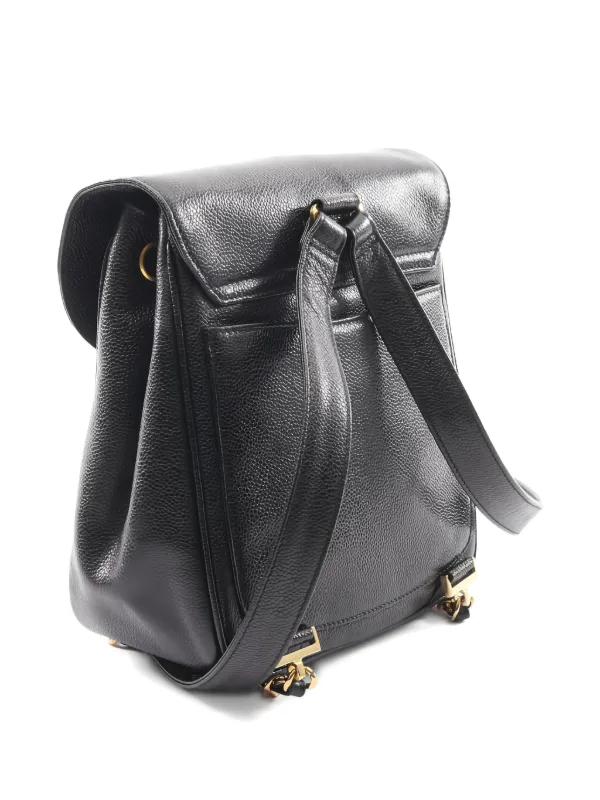 CHANEL Pre-Owned 1994-1996 Coco Mark Caviar Skin Backpack 