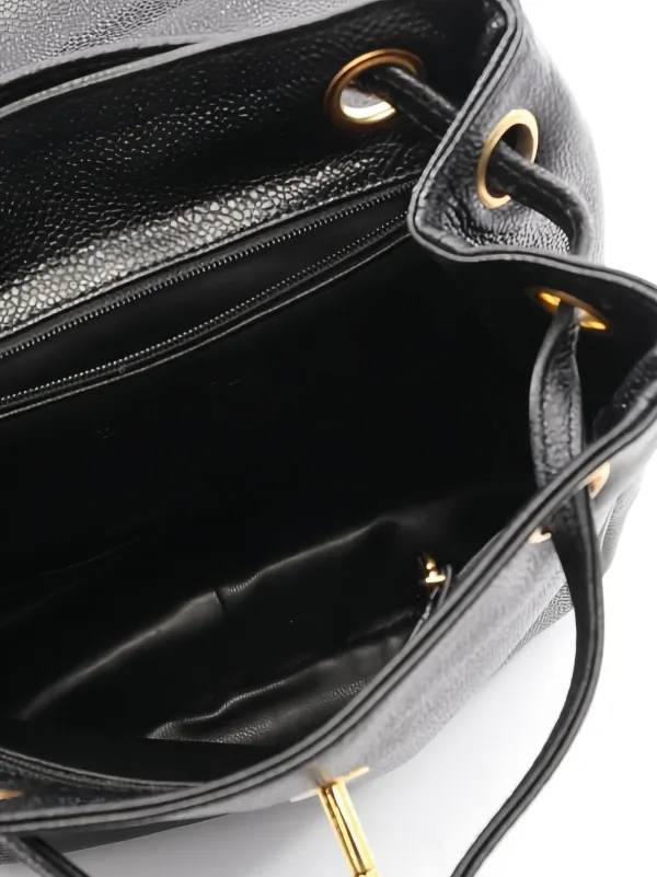 CHANEL Pre-Owned 1994-1996 Coco Mark Caviar Skin Backpack  display picture 2