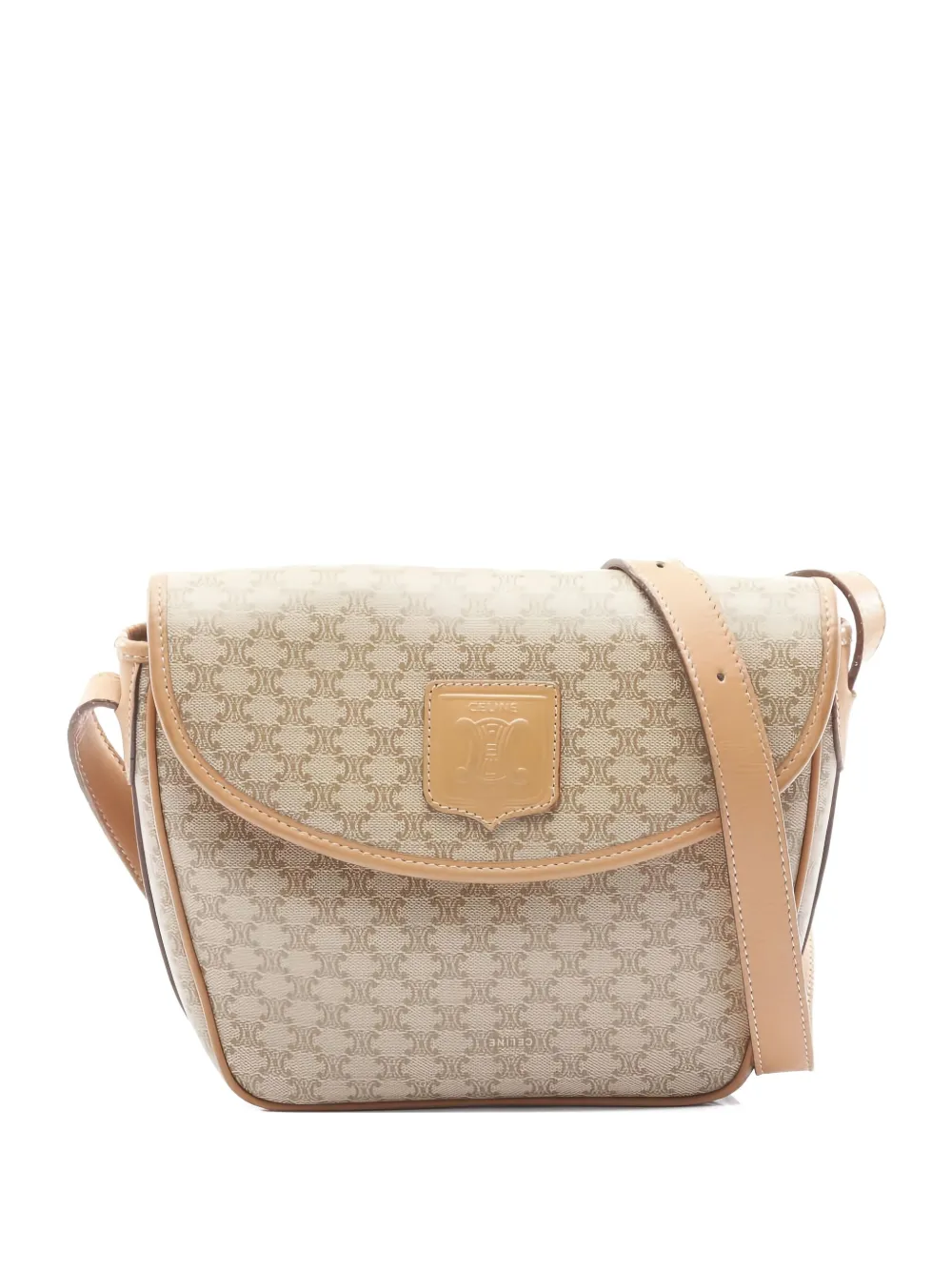 Celine Pre-Owned 2000s Macadam shoulder bag | Neutrals | Image 1