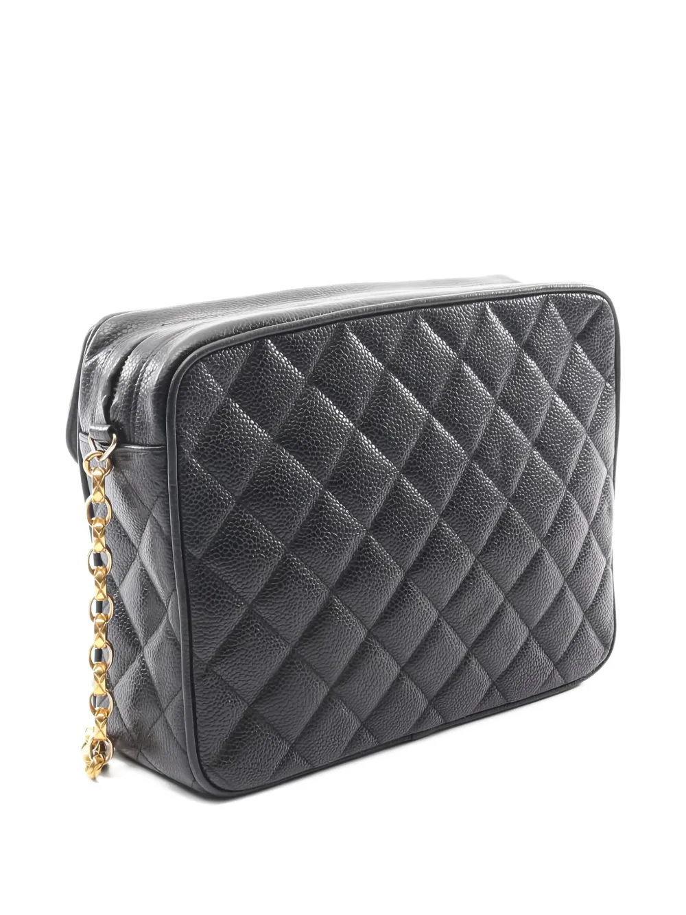 CHANEL Pre-owned 1996-1997 Diamond-quilting Shoulder Bag In Black