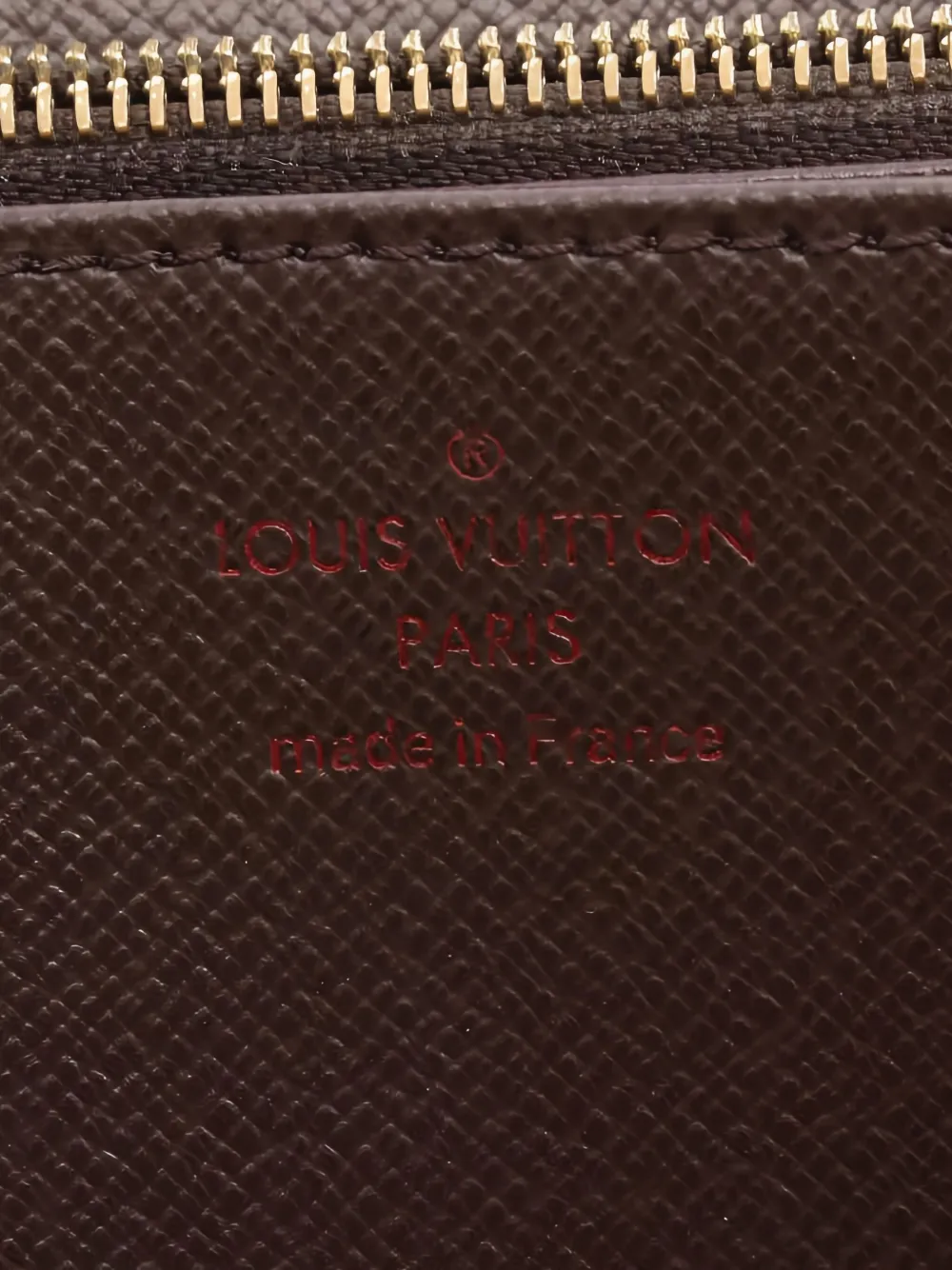 LOUIS VUITTON Pre-owned 2021s Damier Ebene Zippy Wallet In Brown