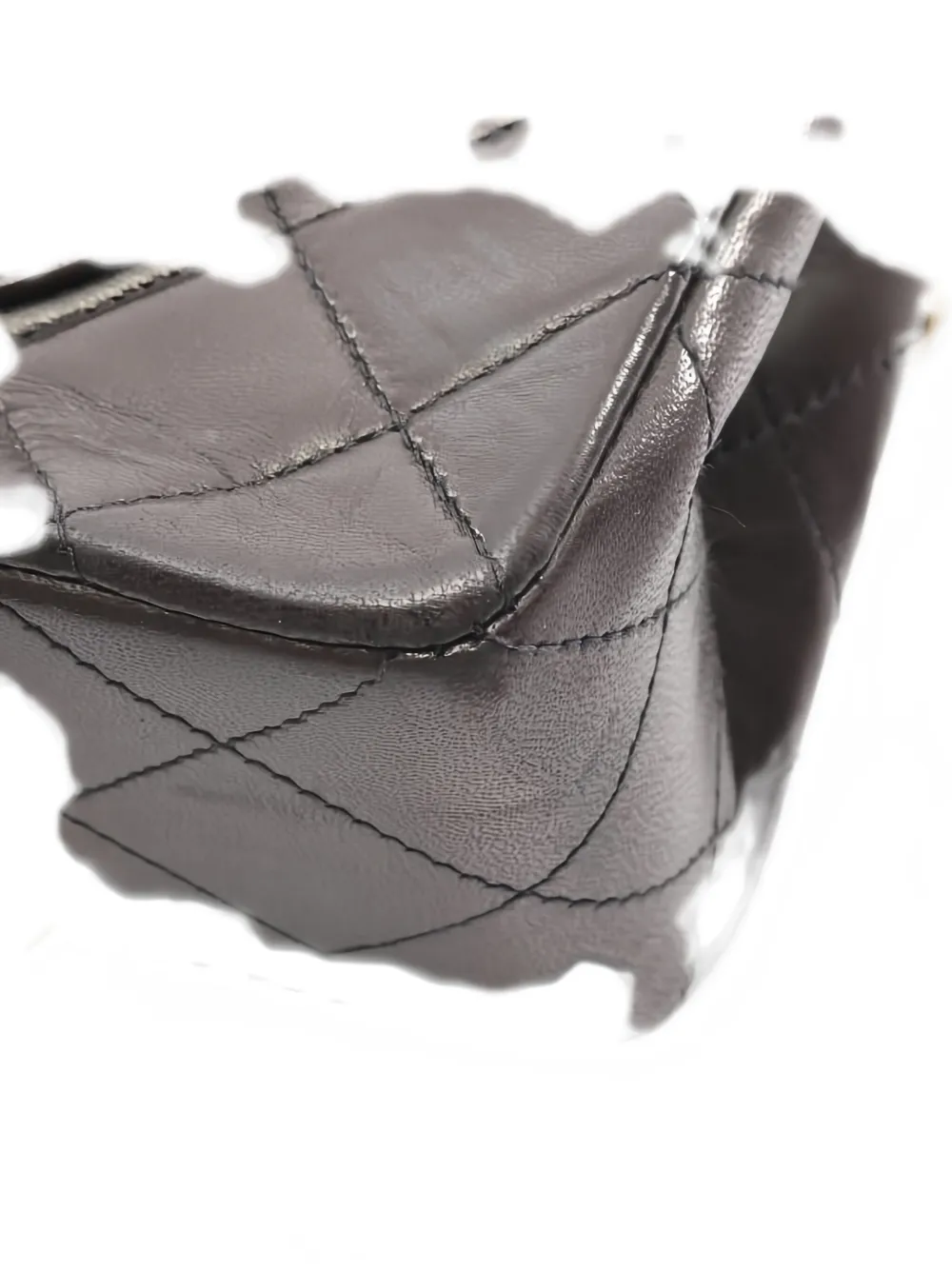 Pre-owned Chanel 1991-1994 Matelasse Flap Chain Crossbody Bag In Black