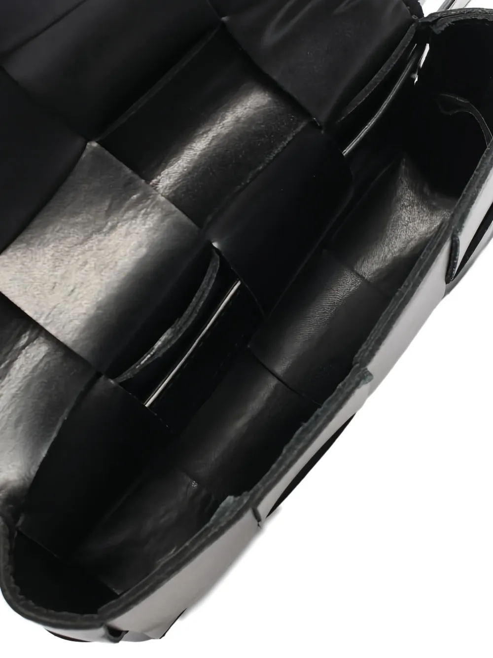 Pre-owned Bottega Veneta 2000s Cassette Belt Bag In Black