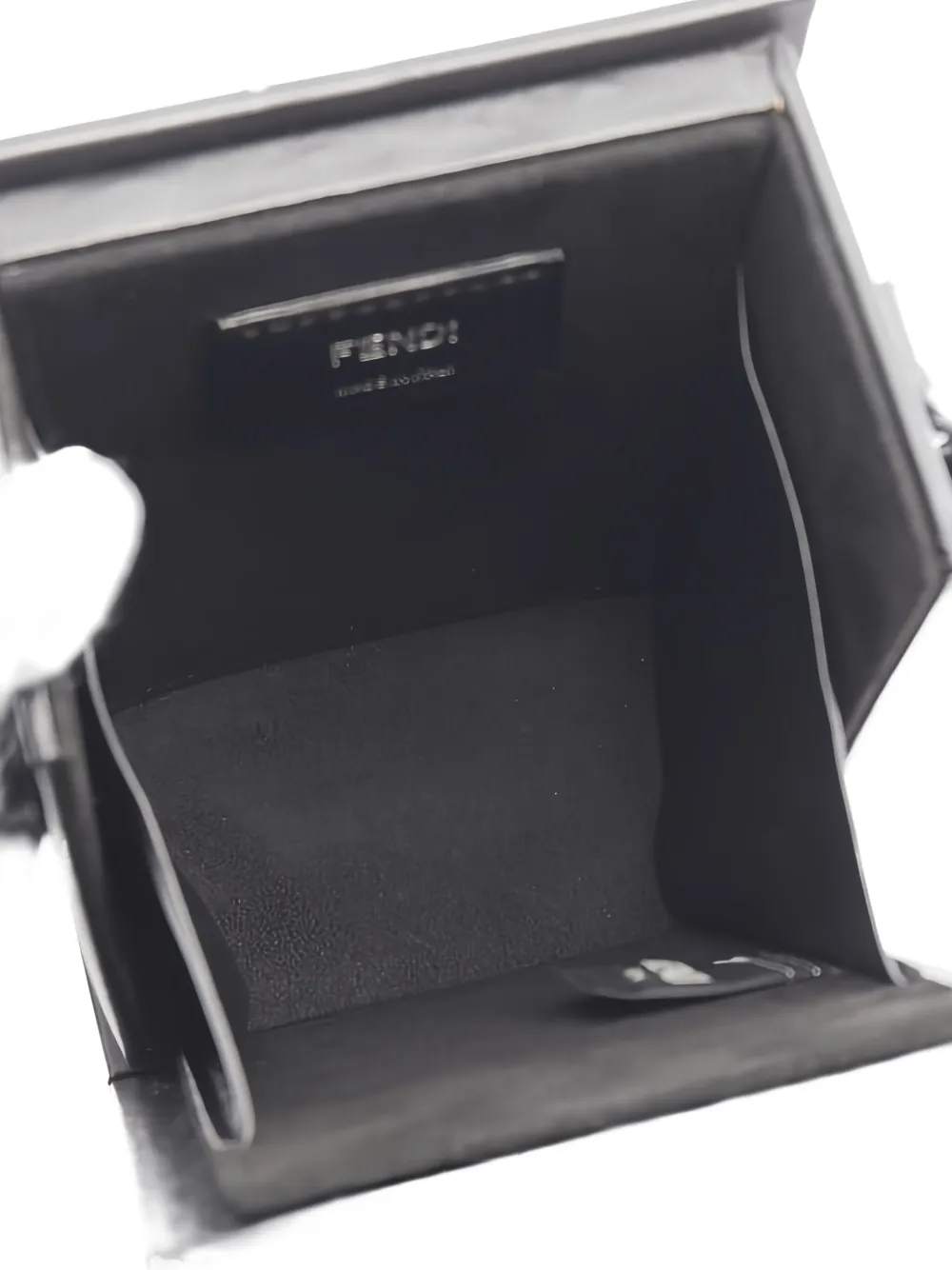 FENDI Pre-owned 2010s Box Mini Bag In Black