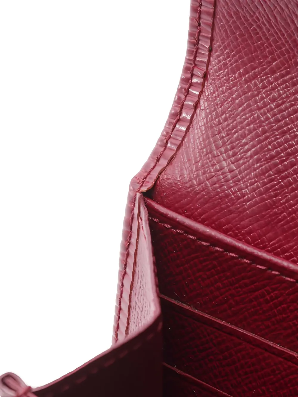 Pre-owned Louis Vuitton 2012 Sara Épi-leather Wallet In Pink