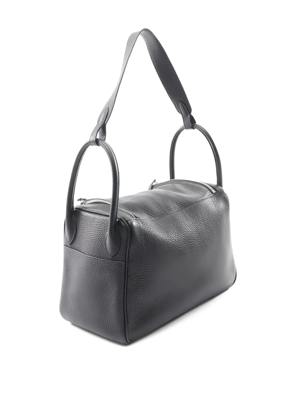 Pre-owned Hermes 2016 Lindy 30 Shoulder Bag In Black