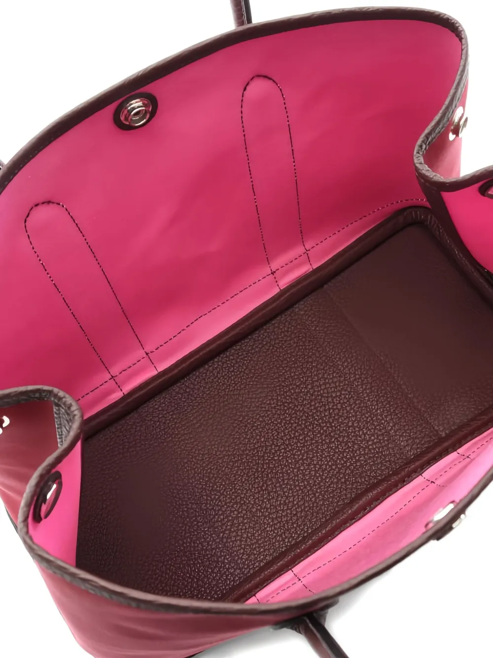 Pre-owned Hermes 2021 Garden Party Tpm Tote Bag In Red