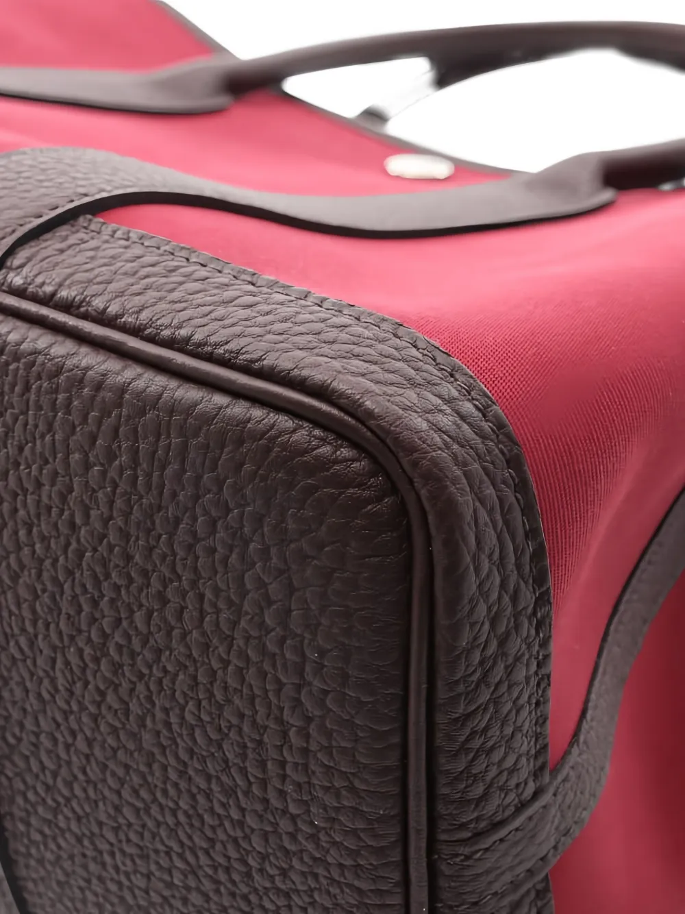 Pre-owned Hermes 2021 Garden Party Tpm Tote Bag In Red