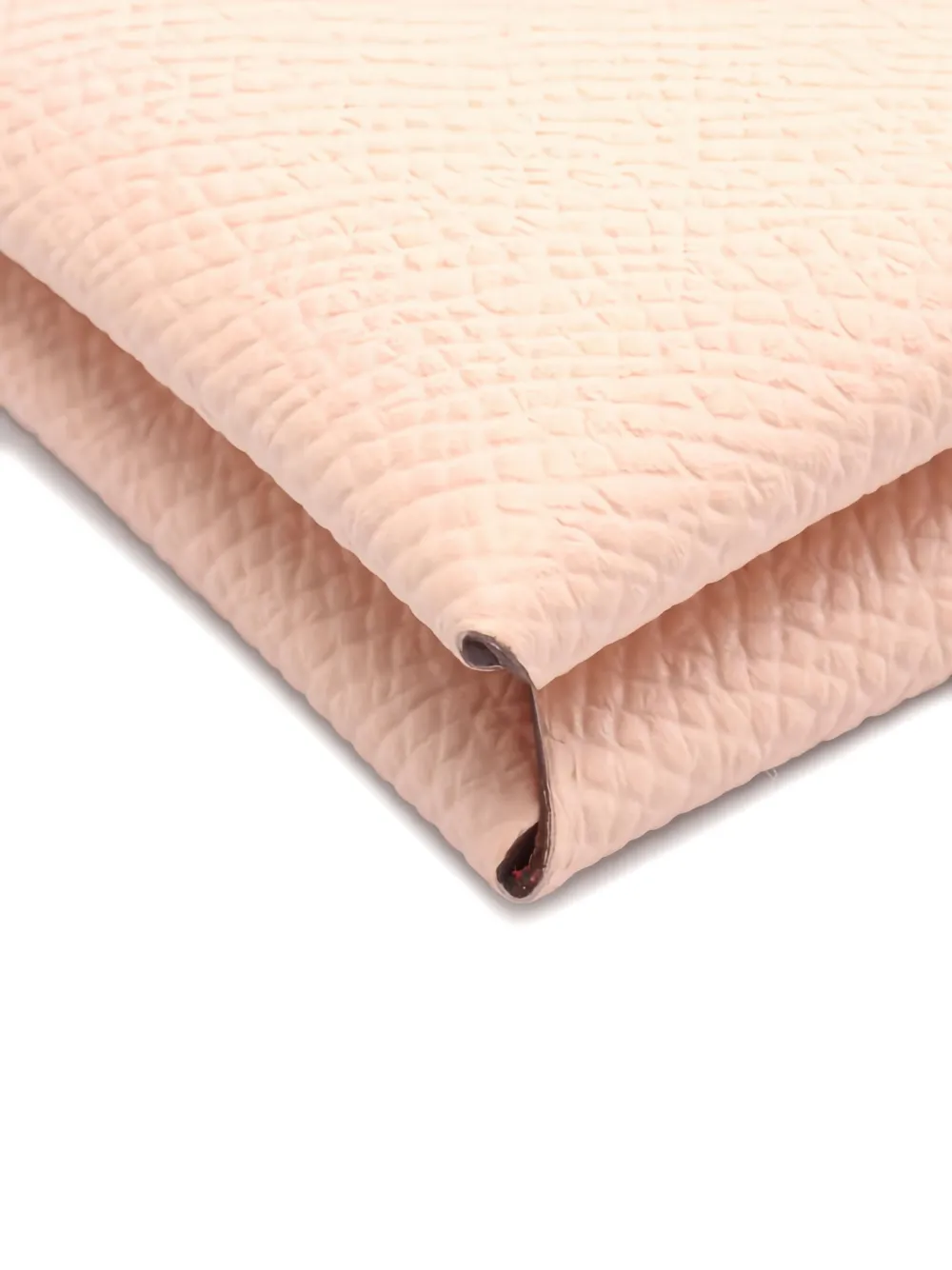 Pre-owned Hermes 2018 Calvi Coin Purse In Pink