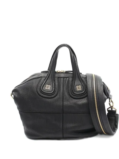 Givenchy Pre-Owned 2000s logo-plaque leather tote bag