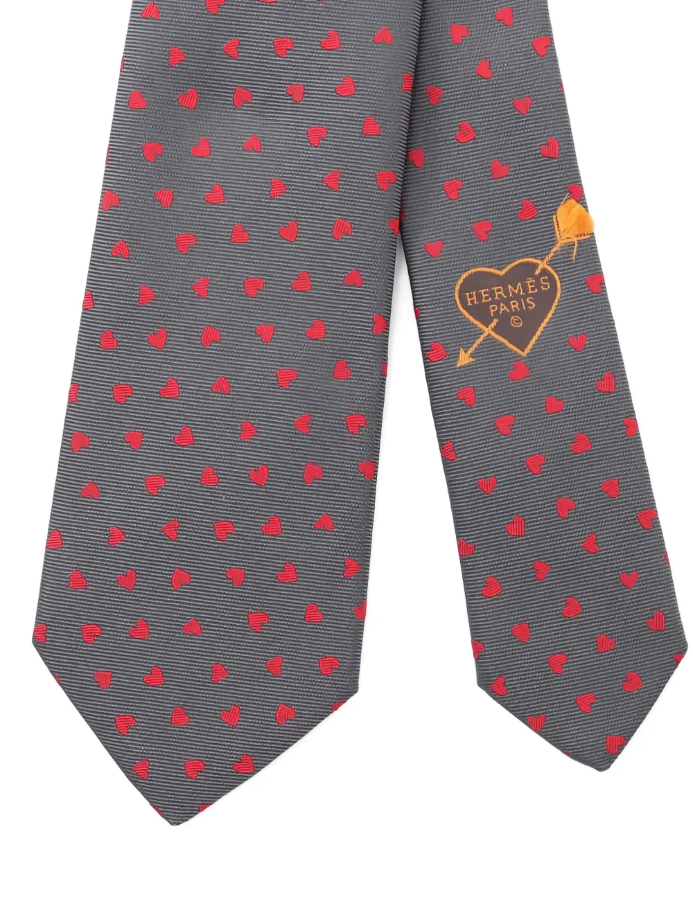 Hermès Pre-Owned corbata Dancing Heart 2020 | Image 2