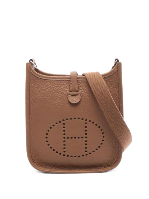 Hermès Pre-Owned 2025  Evelyn TPM perforated shoulder Bag
