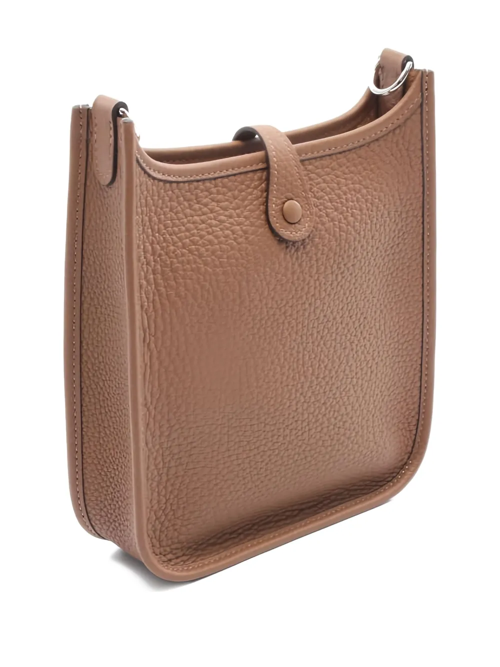 Pre-owned Hermes 2025 Evelyn Tpm Perforated Shoulder Bag In Brown