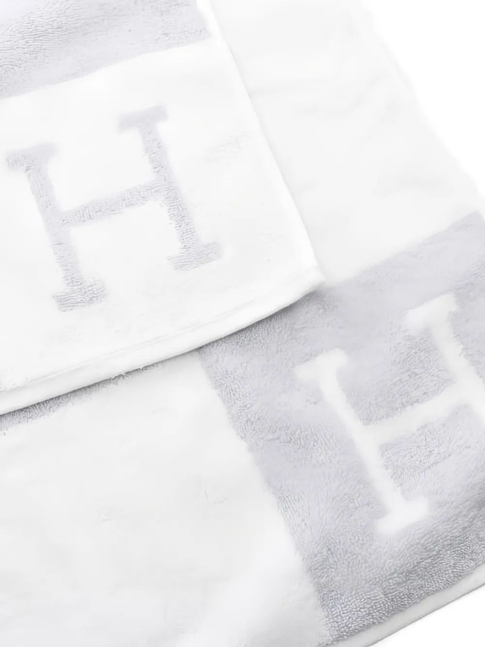 HERMES Pre-owned 2020s Avalon Towel In Blue