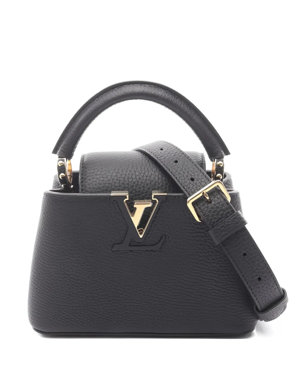 Louis Vuitton Pre-Owned 2021s Capucines Mini tote bag - ブラック Louis Vuitton Pre-Owned 2021s Capucines Mini tote bag - ブラック