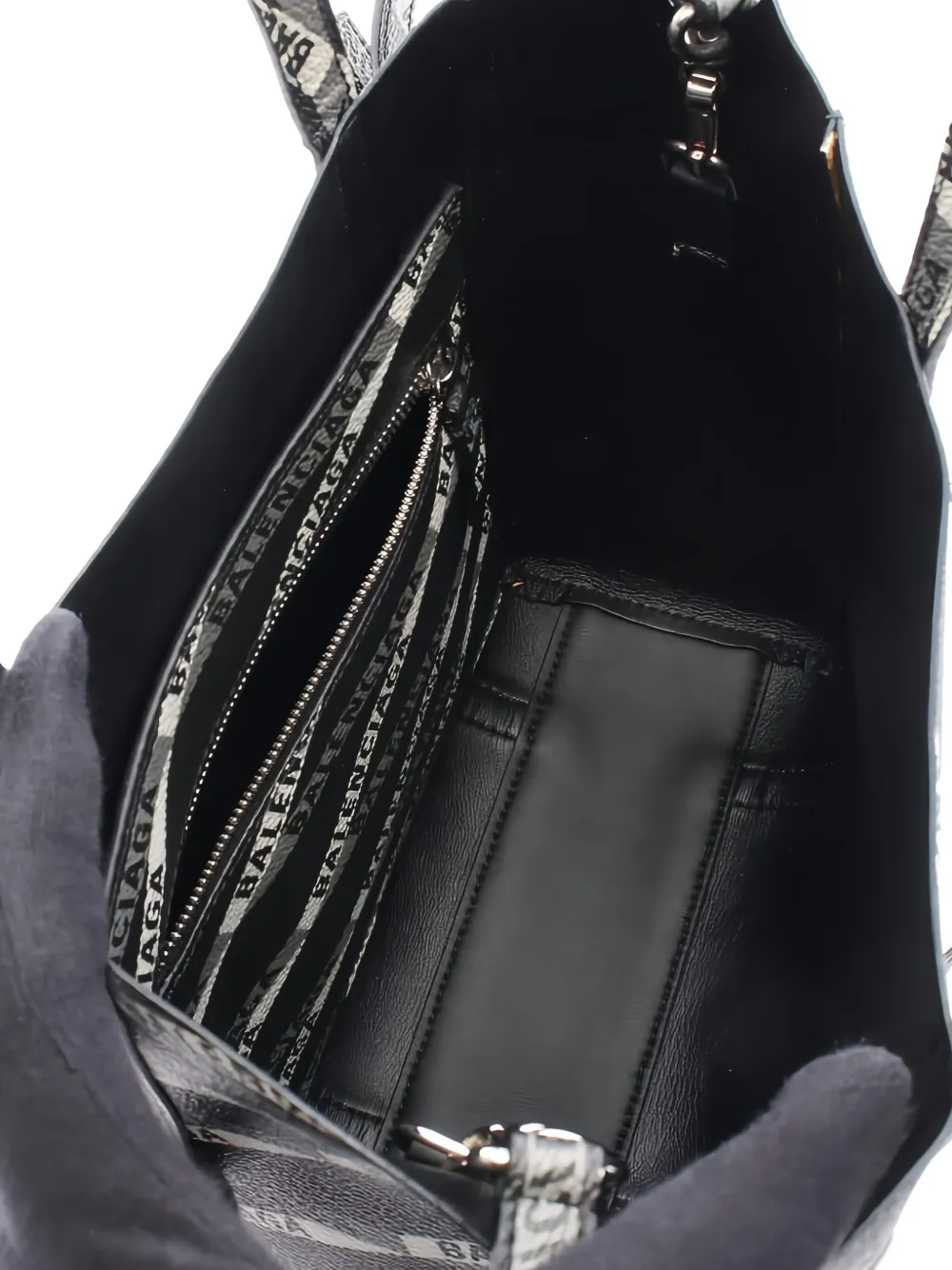 Pre-owned Balenciaga 2010s Everyday Xxs Tote Bag In Gray