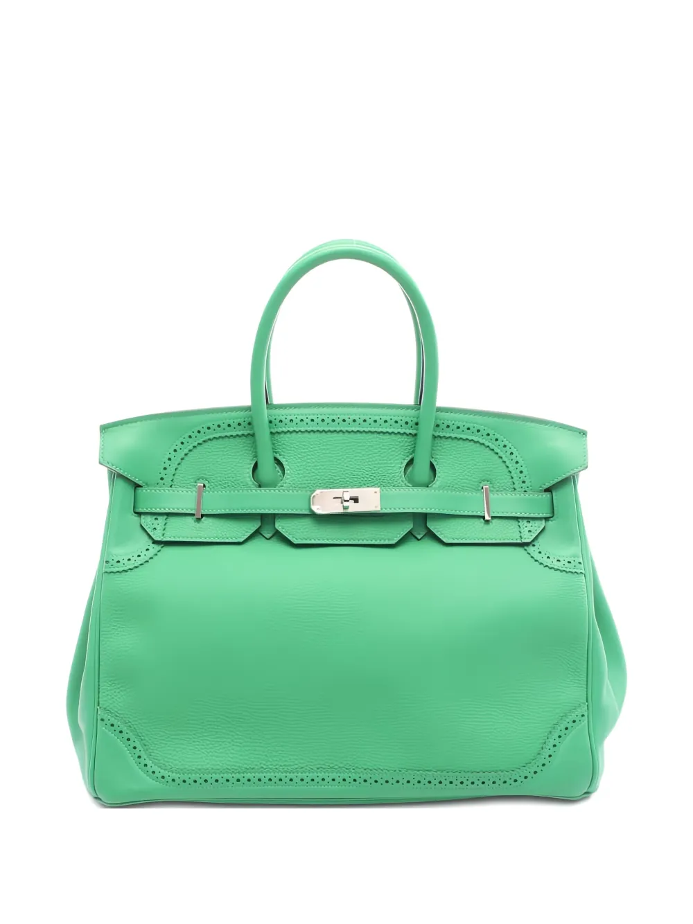 Hermès Pre-Owned Borsa tote Birkin 35 2015 - Verde