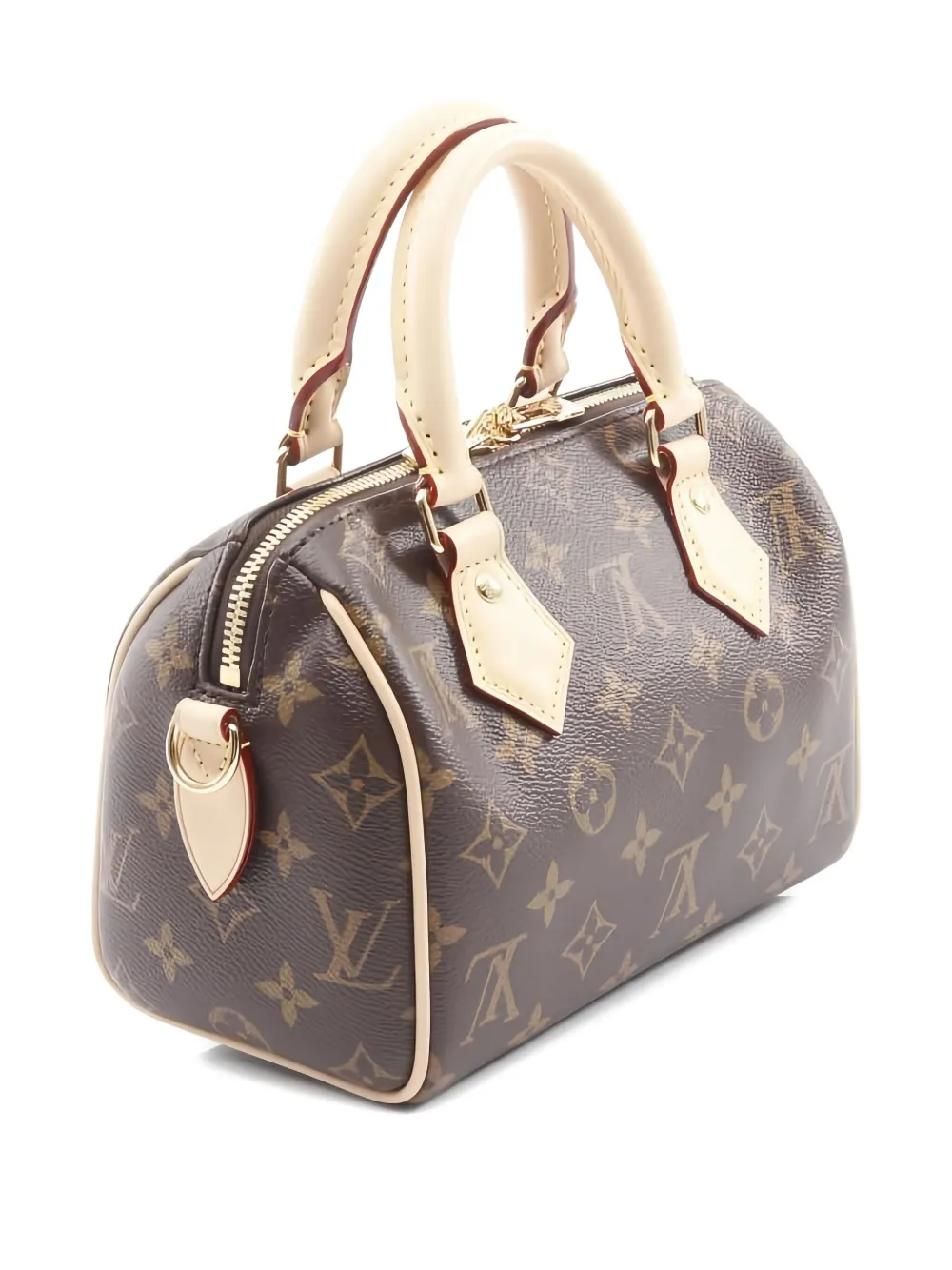 Pre-owned Louis Vuitton 2010s Speedy Bandouliere 20 Monogram Tote Bag In Brown