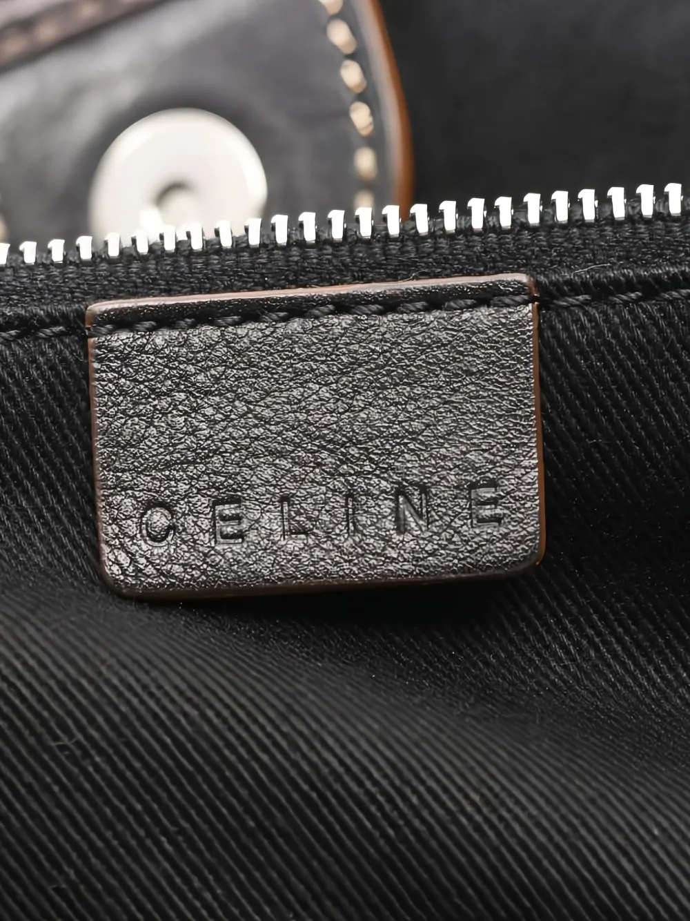 Pre-owned Celine 2000s Macadam Canvas Tote Bag In Black