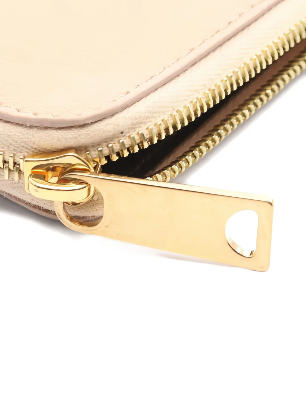 CELINE Pre-owned 2000s Two-tone Zip Clutch Bag In Neutral
