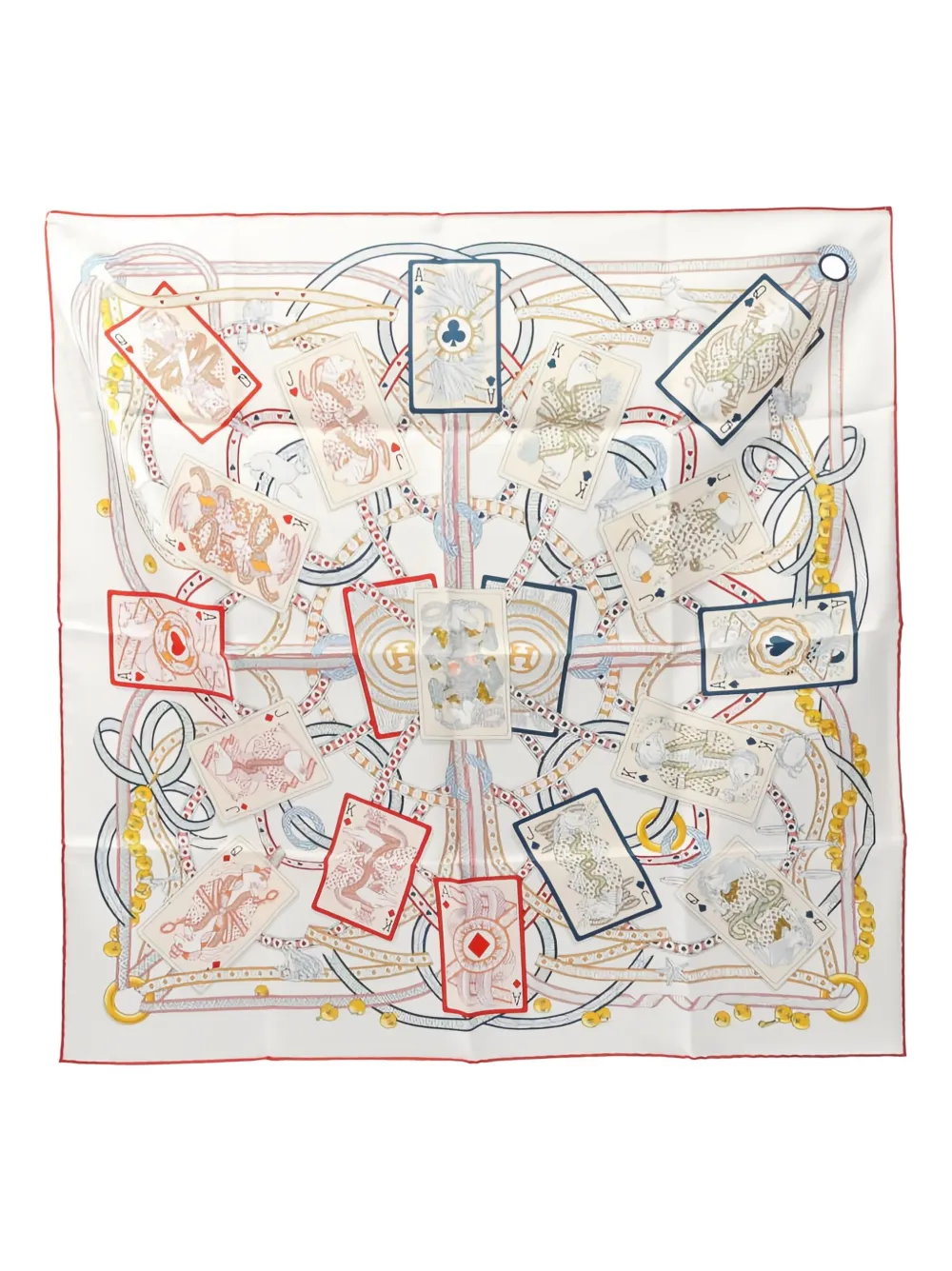 Hermès Pre-Owned mascada Dame de Coeur de seda 2020 | Image 2