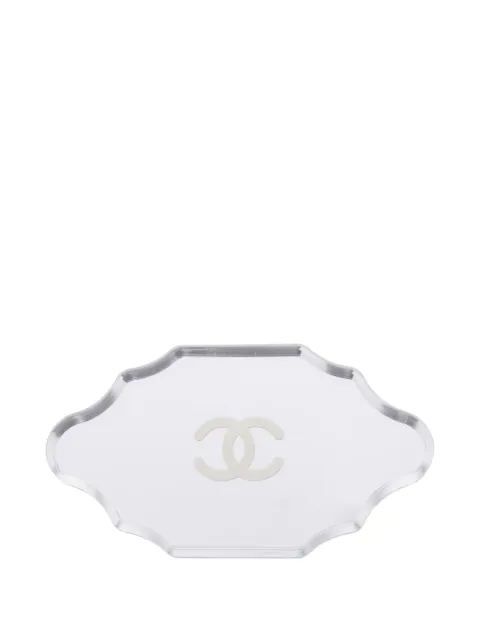 CHANEL Pre-Owned 1986-1988 Coco Mark mirror brooch