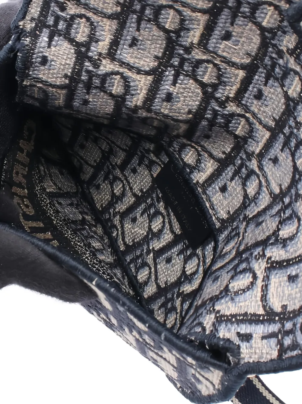 Pre-owned Dior 2010s Saddle Belt Bag In Blue