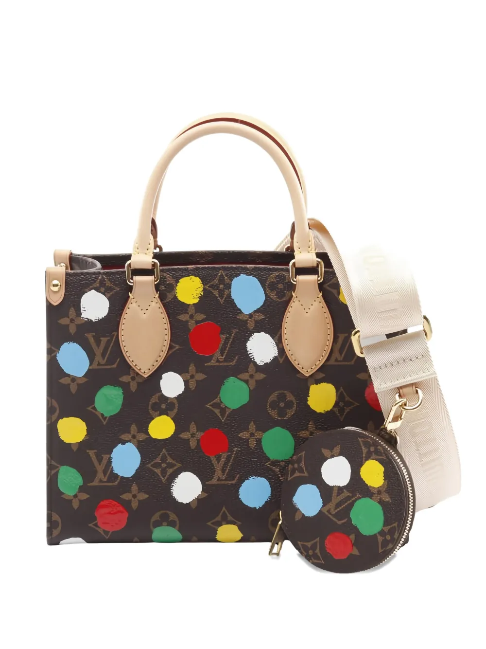 Louis Vuitton Pre-Owned x yayoi kusama 2010s On-the-Go PM polka dot Louis Vuitton Pre-Owned x yayoi kusama 2010s On-the-Go PM polka dot